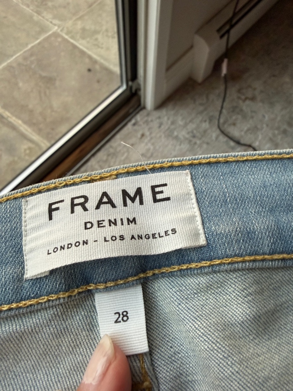 Frame Denim Light Blue Skinny Jeans